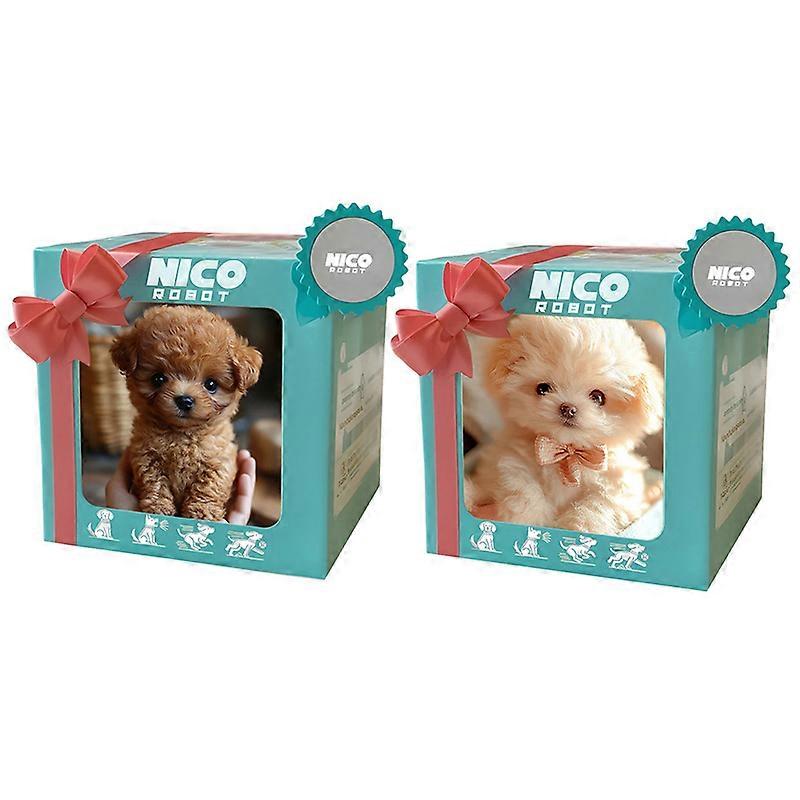 Nouveau chiot robotique chien robot réaliste chien Ai chiot robot réaliste qui agit mignon doux robotchien qui marche et aboie