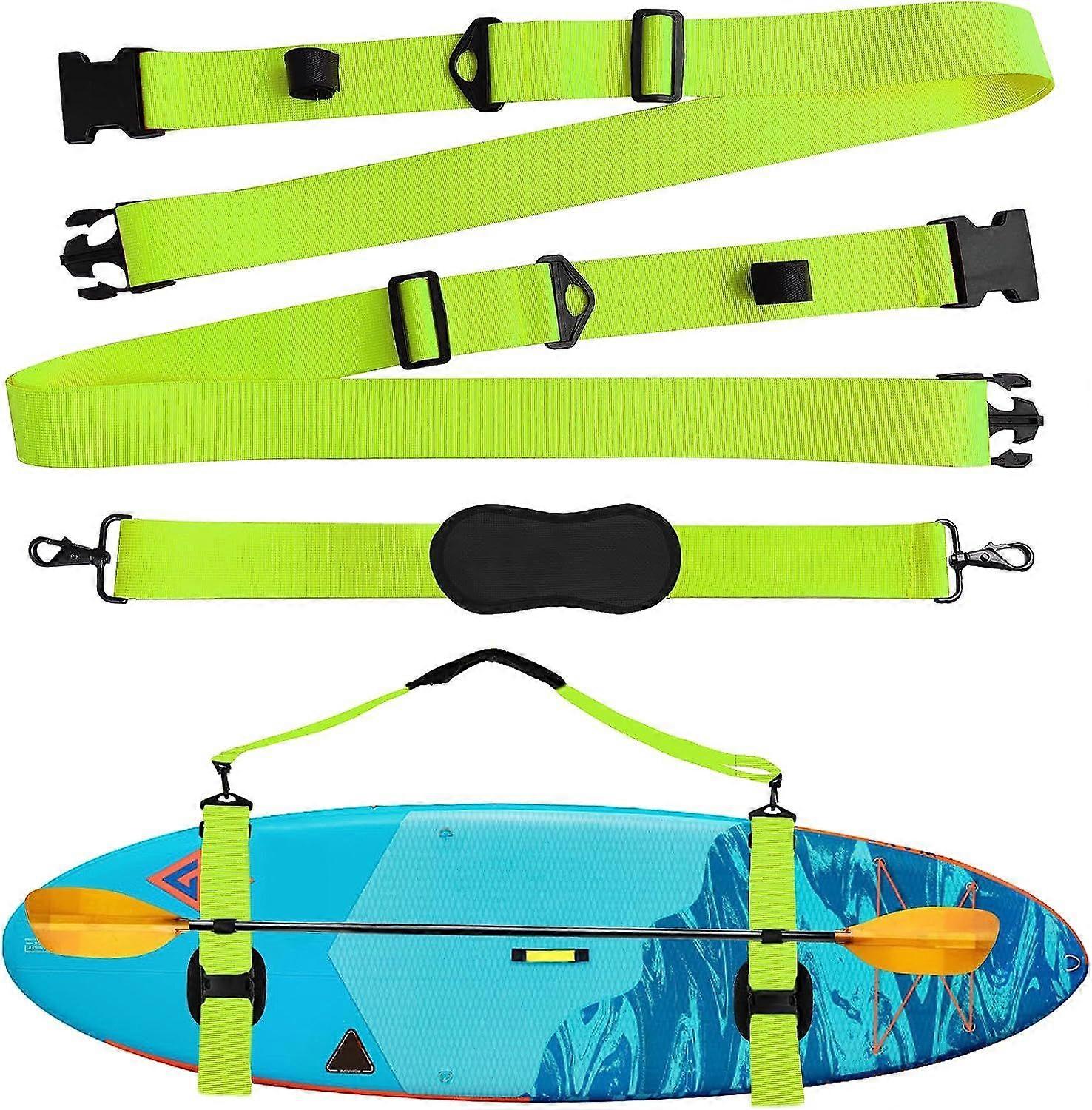 Adjustable Portable Carrying Strap for Sup Kayak, Surfboard, Paddleboard, Canoe, Nylon Shoulder Strap, Reinforced, Upgrade