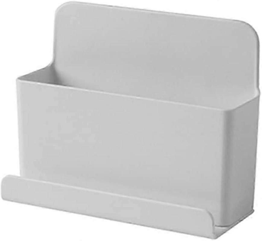 Wall-mounted punch-free remote control storage box Self-adhesive hook box(4-D-1)