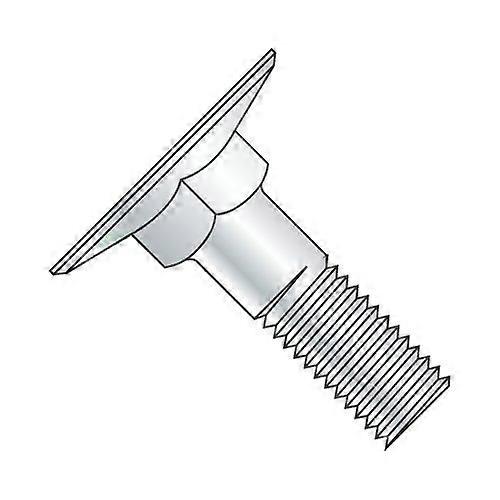 3/8-16 X 2 Elevator Bolt/Steel/Zinc/Fully Threaded (Quantity: 50 pcs)