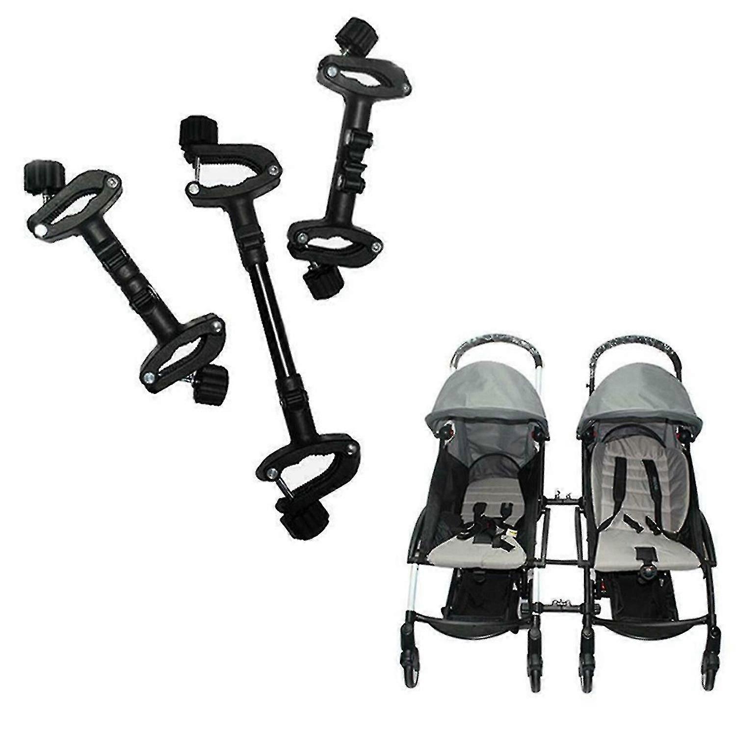 Double pram connector for umbrella prams Babyzen YOYO Yoya etc Turn two single strollers into a doub