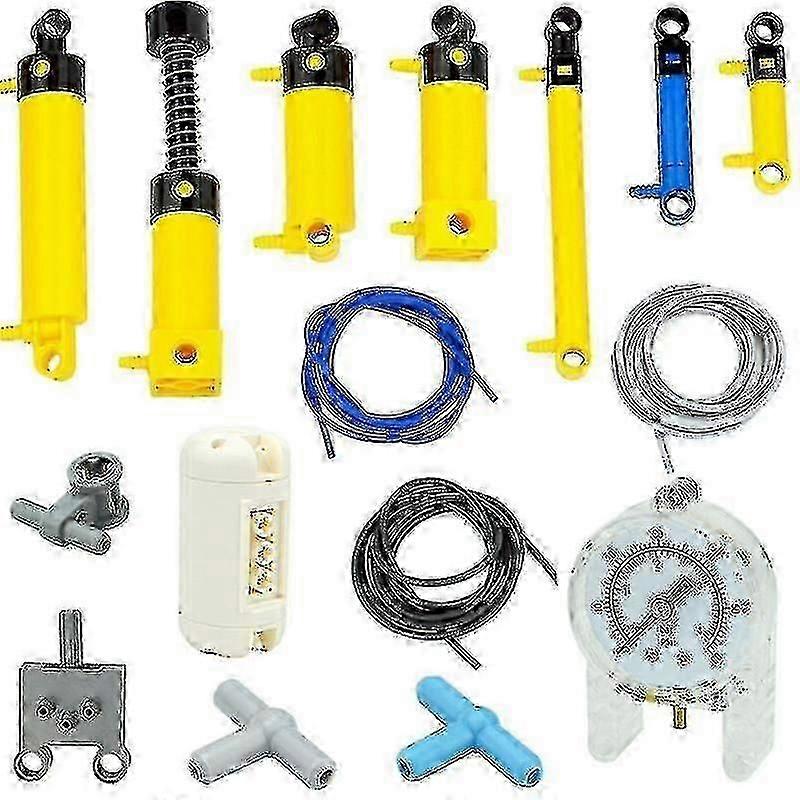 Moc 6l V2 Pneumatic Air Pump Bricks with Reinforced Cylinder, Compatible with 8800 Blocks (19476 19482 19475)