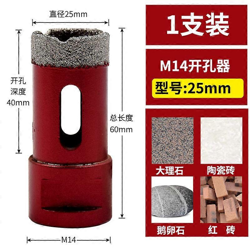 M 14 Threaded Diamond-Hole Saw for Angle Grinder Easy Installation Marble Core-Drill Bits for Ceramic Tiles