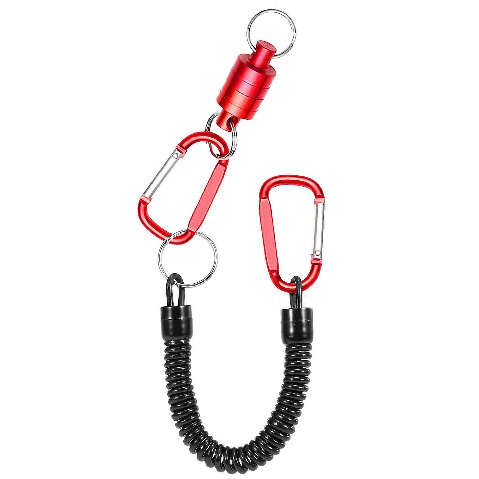 Fly Fishing Magnetic Net Release Holder Fishing Lanyard Magnetic Keeper Magnet Clip Landing Net Connector