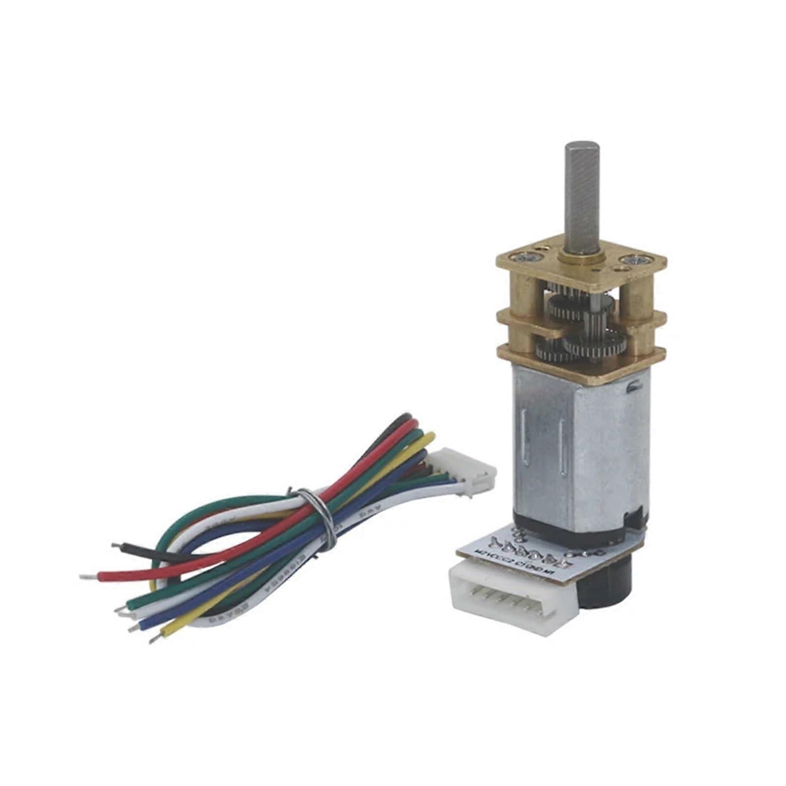 GA12N20 DC Motor Speed Encoder DC Gear Motor Balance car Model Motor DC 3V12V 6V CW/CCW(1 Ratio 210,3V)