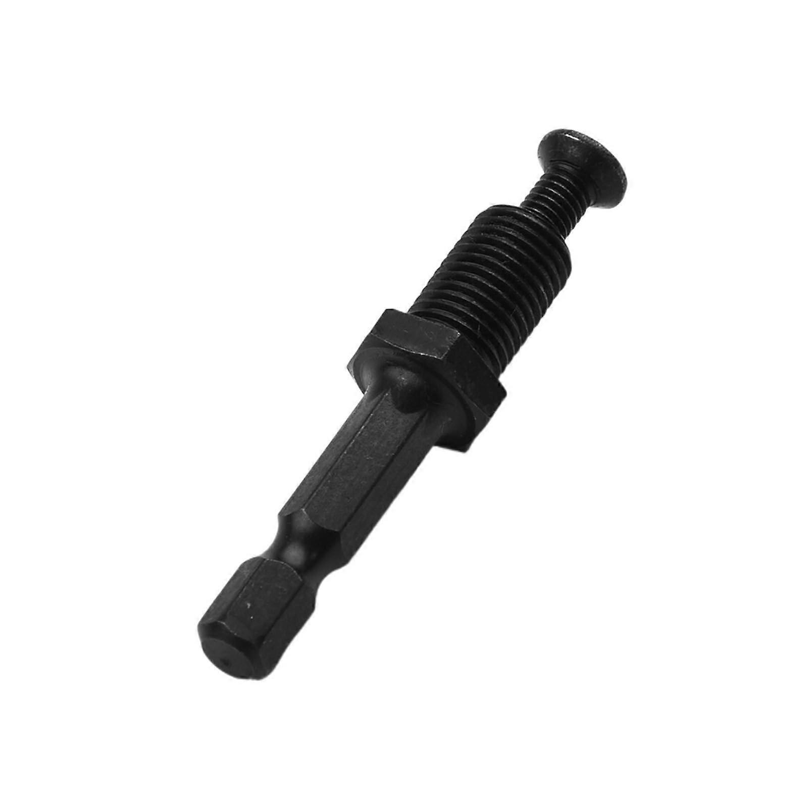1/4 Hex Shank Adapter to 3/8inches 24UNF Male Thread Screw for Drill Bit Chuck 1/4 Hex Shank Adapter to 3/8inches24UNF Male Thread Screw Chuck