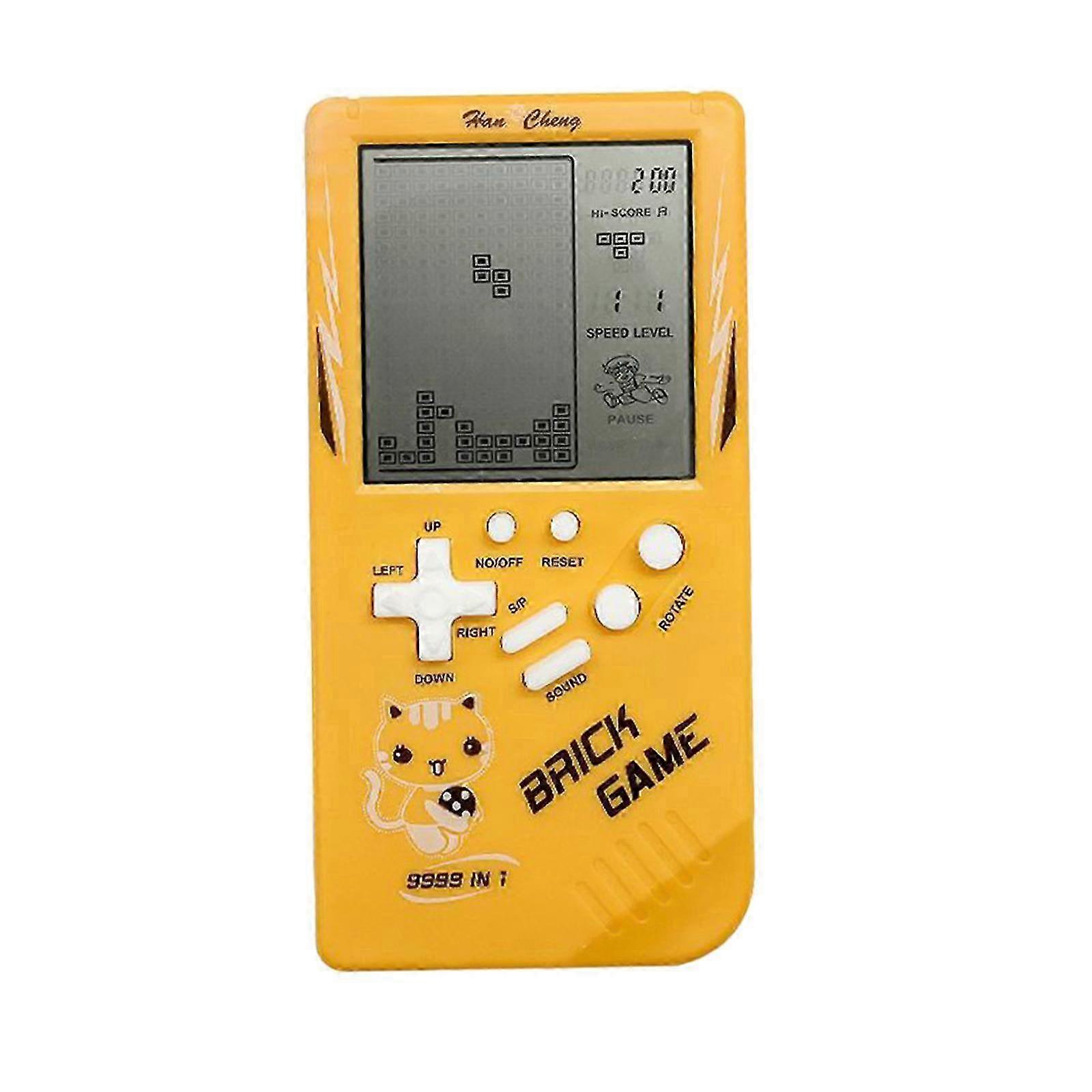 Console di gioco portatile Tetris Handheld Game Players Bambino Gift-colore: Giallo