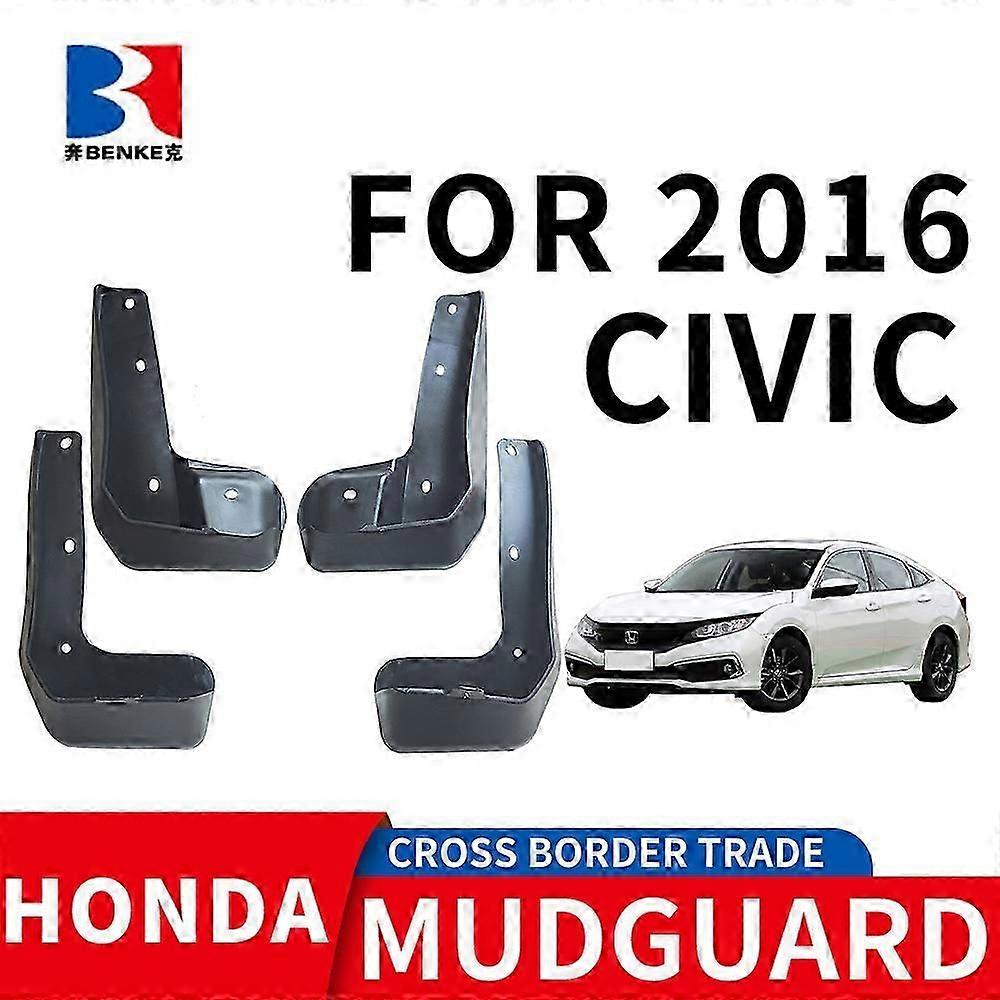 Suitable for 2016 Honda Civic Car Tire Fender Pp Material Front And Rear Soft Rubber Material Mud Shield