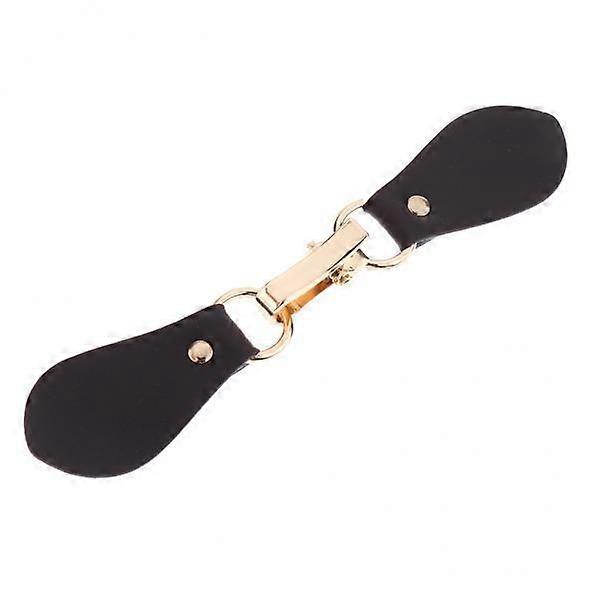 2x Toggle Closure Coat Buttons Leather Trumpet Button for