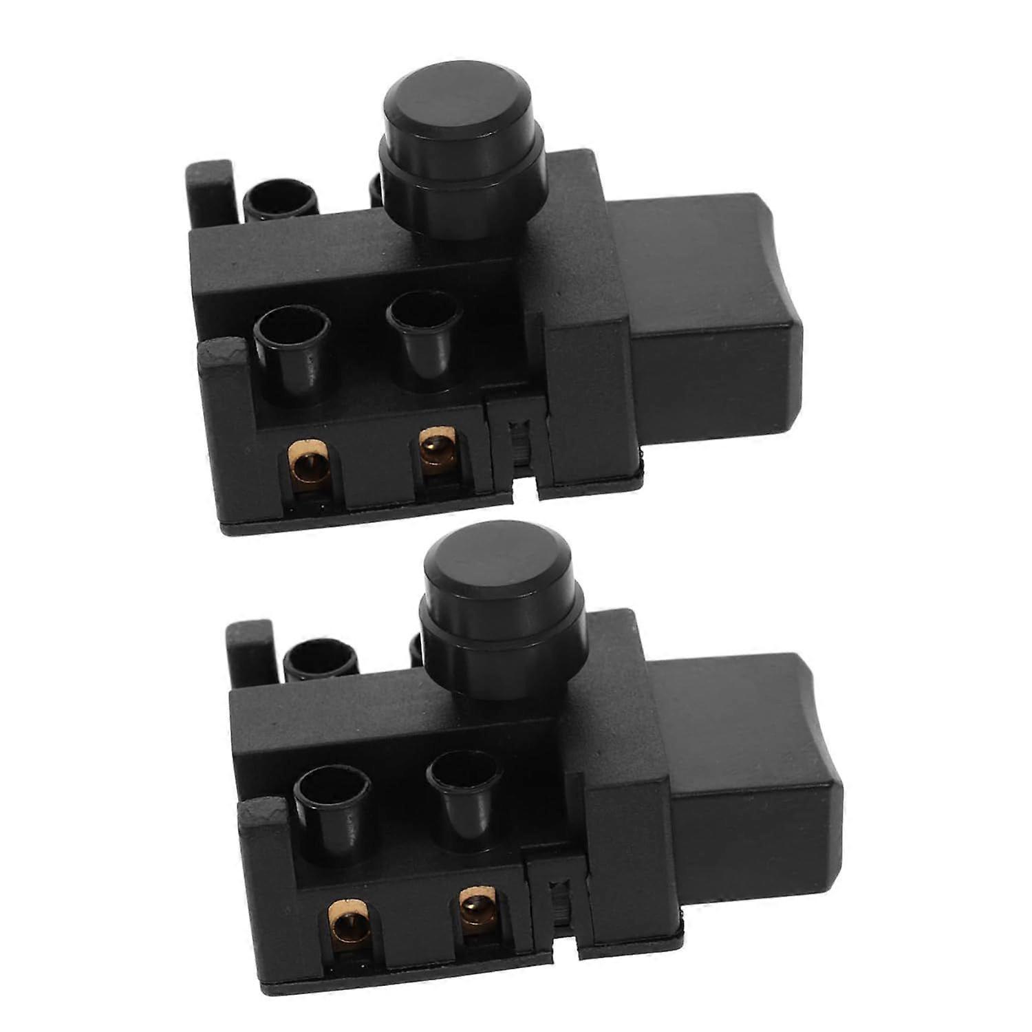 Pack Replacement Push Button Switch for Electric Chainsaw Motor Trigger for Power Tools Speed Control