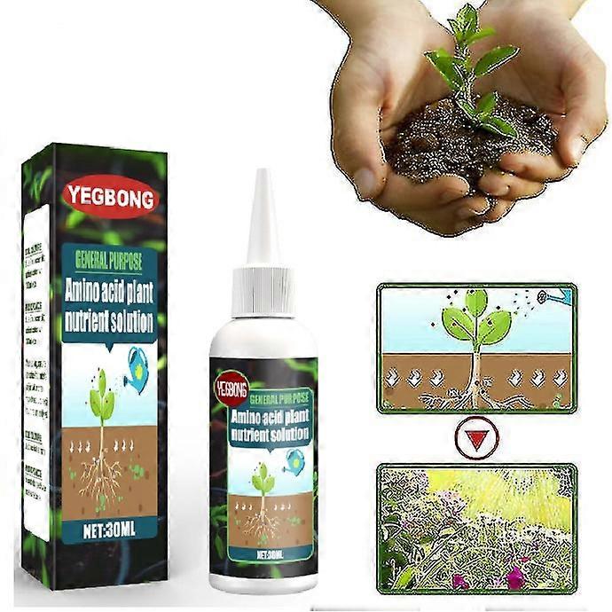 30ml Amino Acid Plant Nutrient Solution Growth Liquid General Plants Enhance Soil Fertilizer Garden Essentials