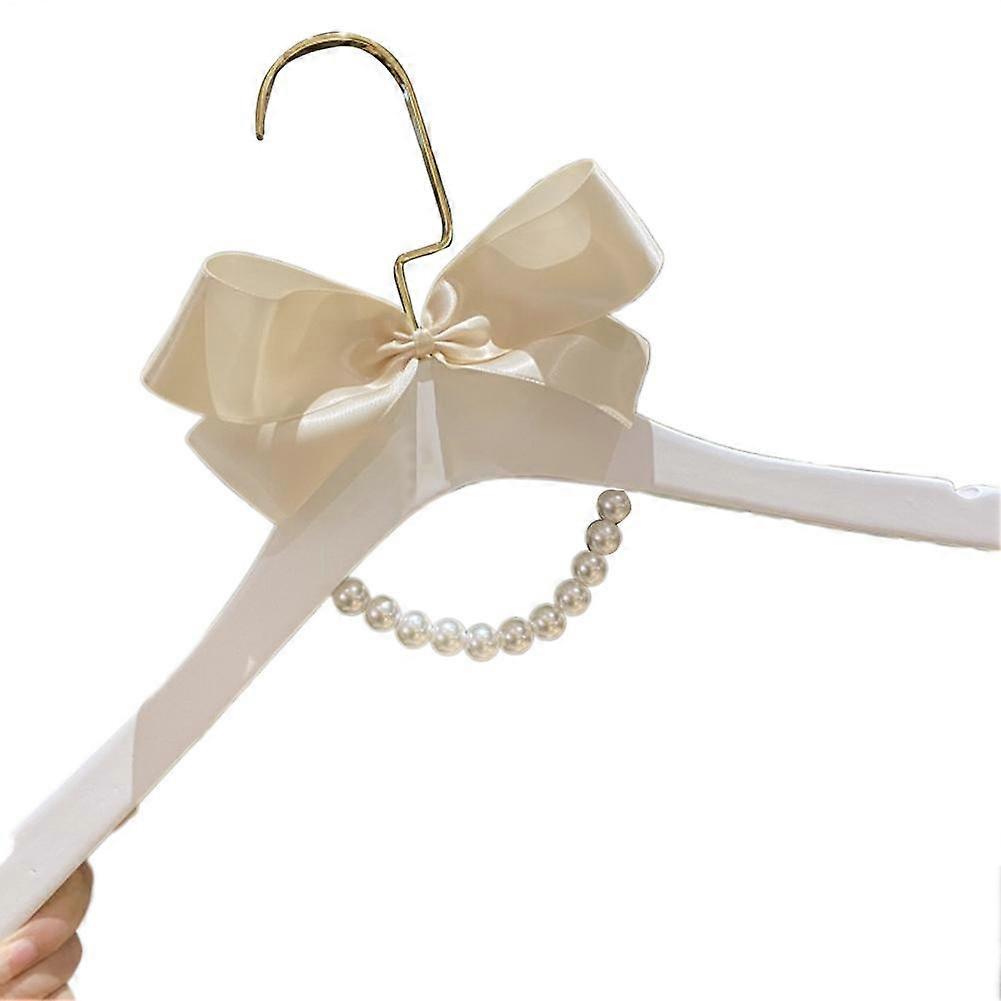 Bryllup Massivt Træ Bøjle Brudekjole og Groom Suit Hanger