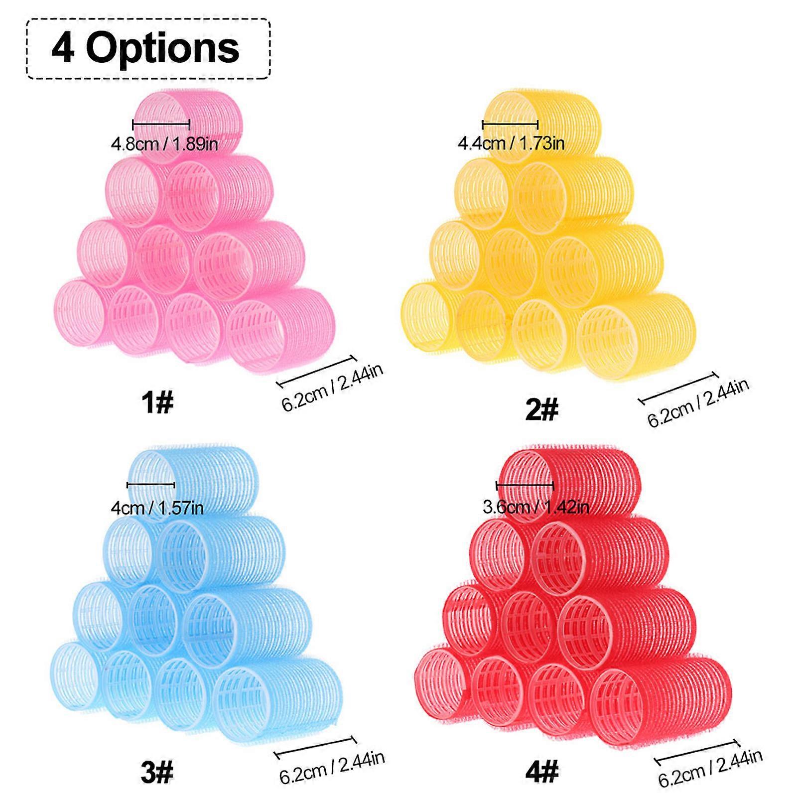 Hair Rollers Self Grip Salon Hairdressing Curlers DIY Curling Tool 10 Packs
