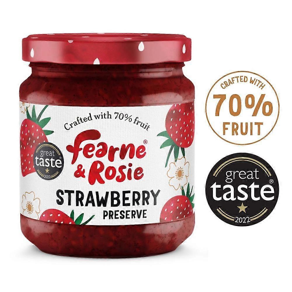 Fearne & Rosie Strawberry Jam 70% Fruit 310g