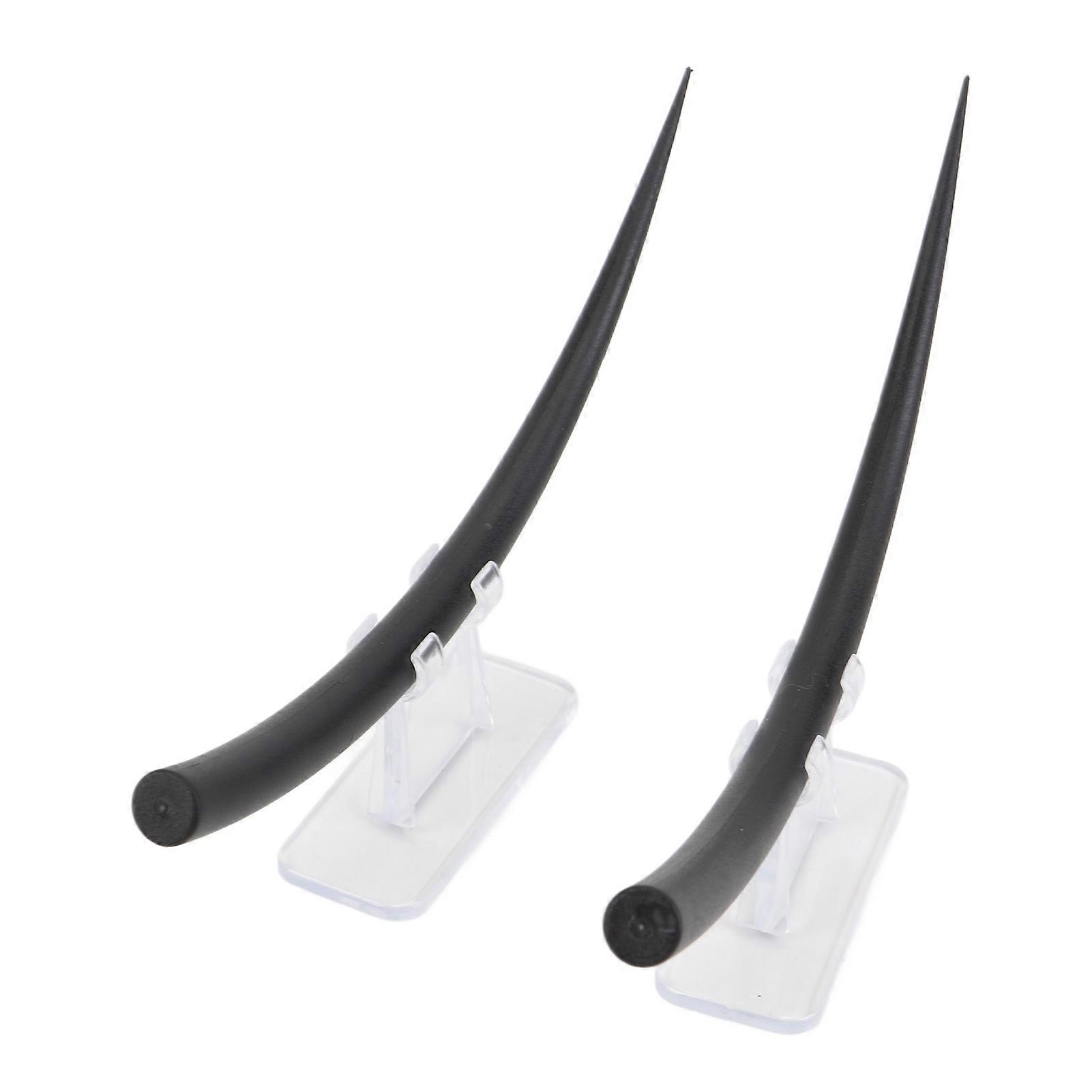 Large Eyelash Teaching Display Model B C Curl Eyelash Training Demonstration Tool with Base 