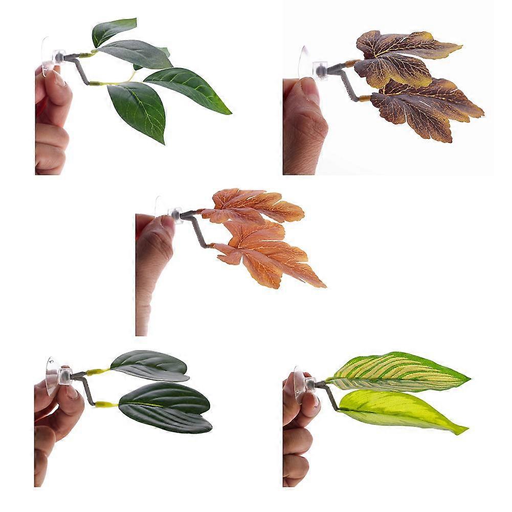 Betta Fish Leaf Hammock with Suction Cup Safe Resting Bed for Betta Fish Spawning Natural Aquarium Decor