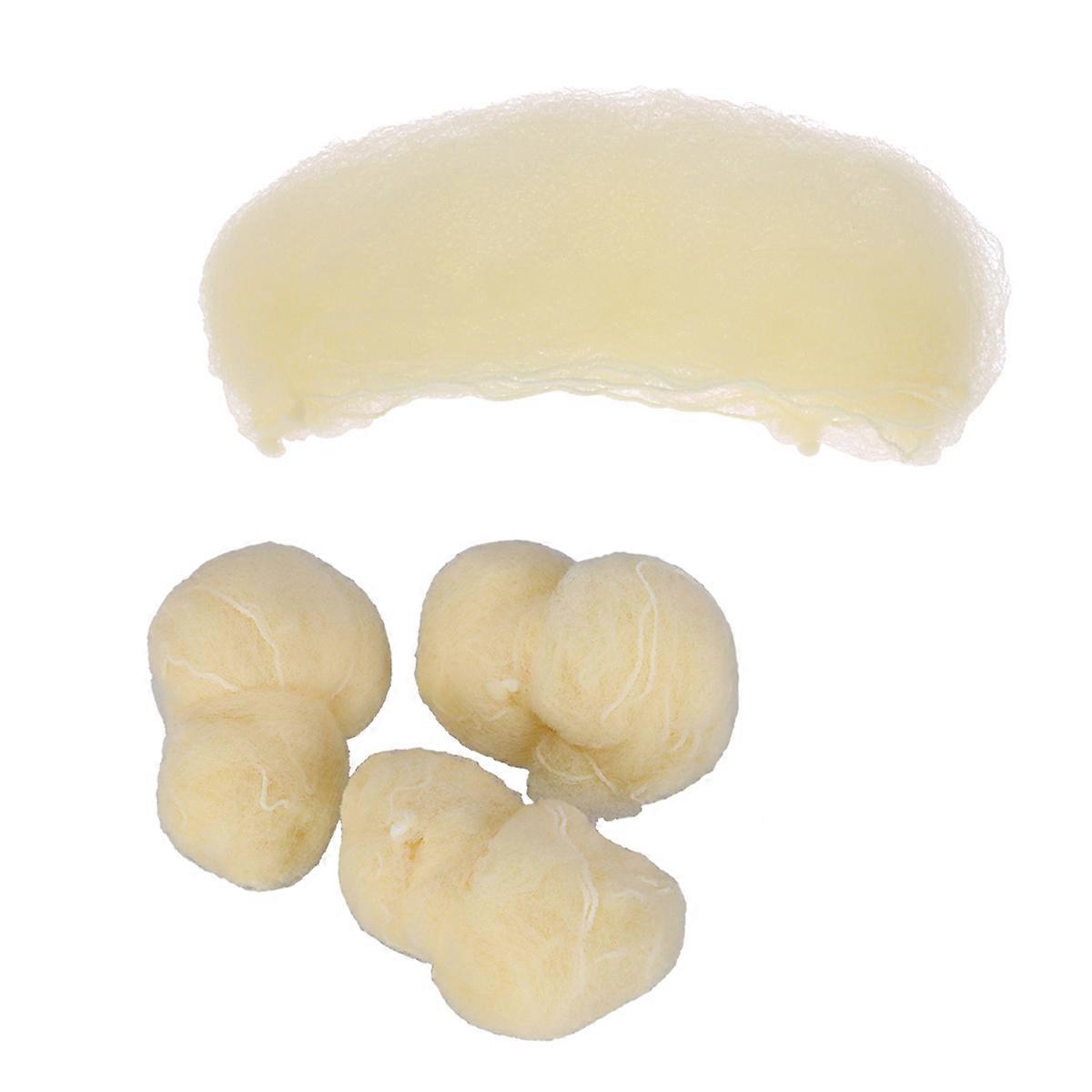 100pcs Hair Nets Invisible Elastic Mesh (Gold)