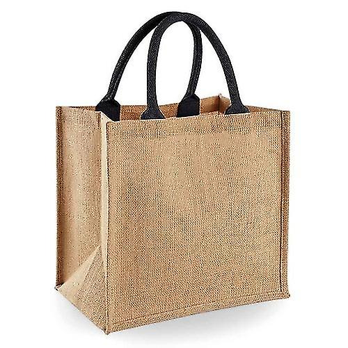 Westford Mill Midi Jute Tote Tas