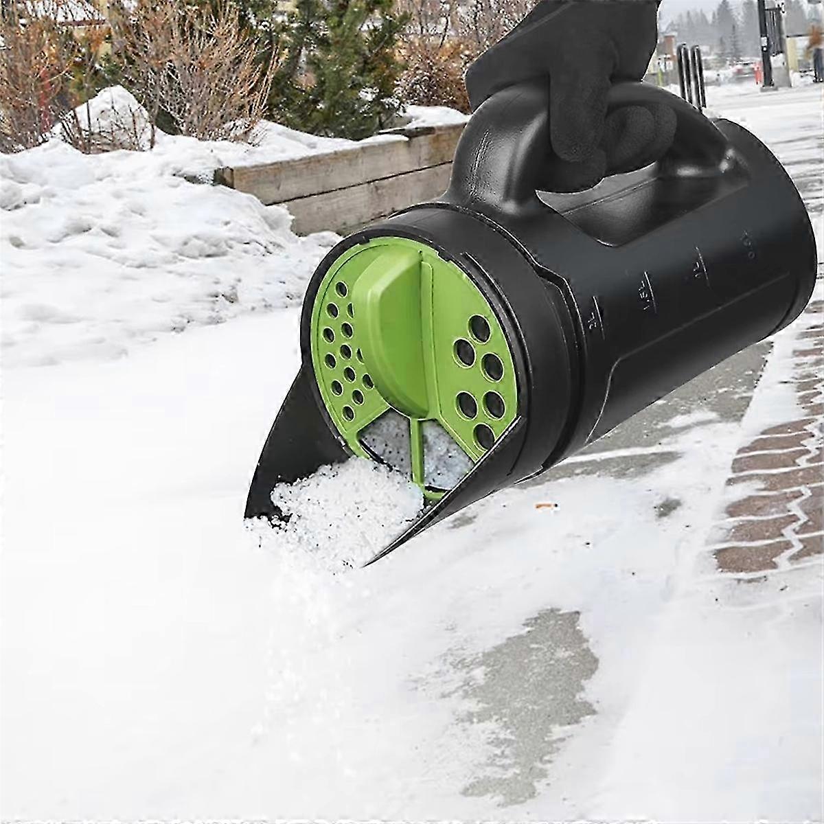 Handheld Seed Spreader Shaker for Garden Lawn - Adjustable Opening Sizes, Ideal for Seed Dispensing