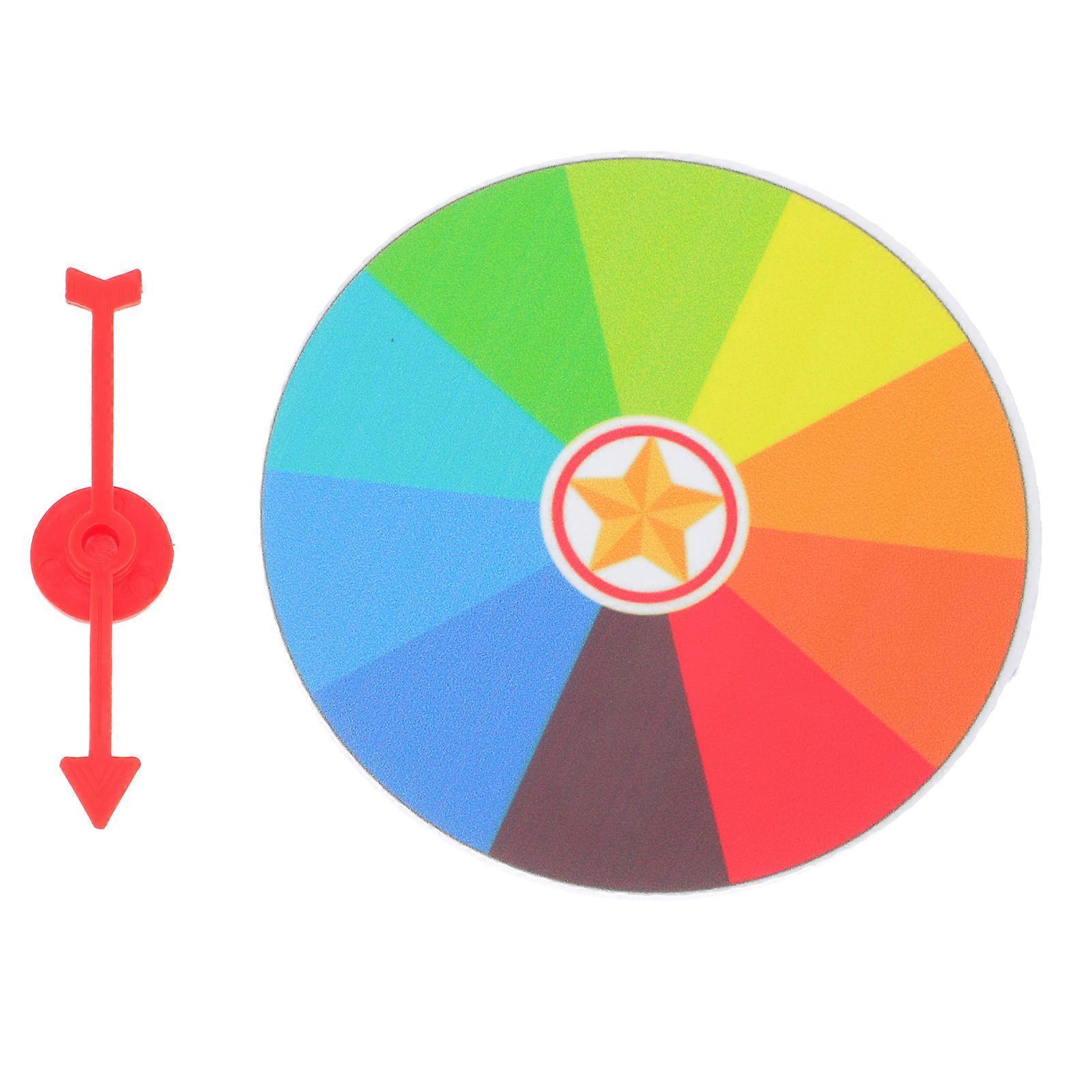 Prize Wheel Turntable for Teaching Activities, Party Supplies, Raffles, and Drawings – Wall Mount Game Prop