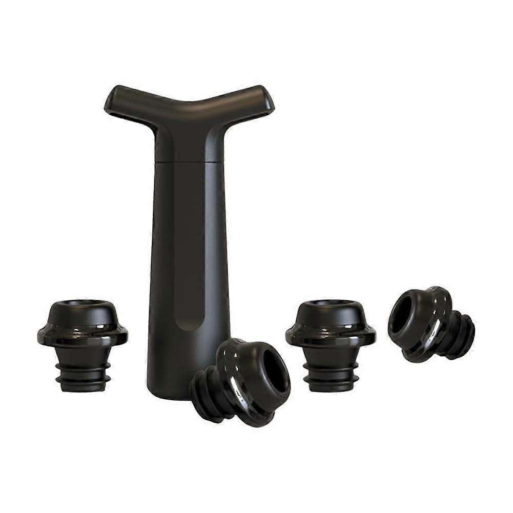 Vacuum Pump for Wine Preservation with Stopper, Reusable Bottle Seal, Keeps Wine Fresh, Compatible with Standard Bottles