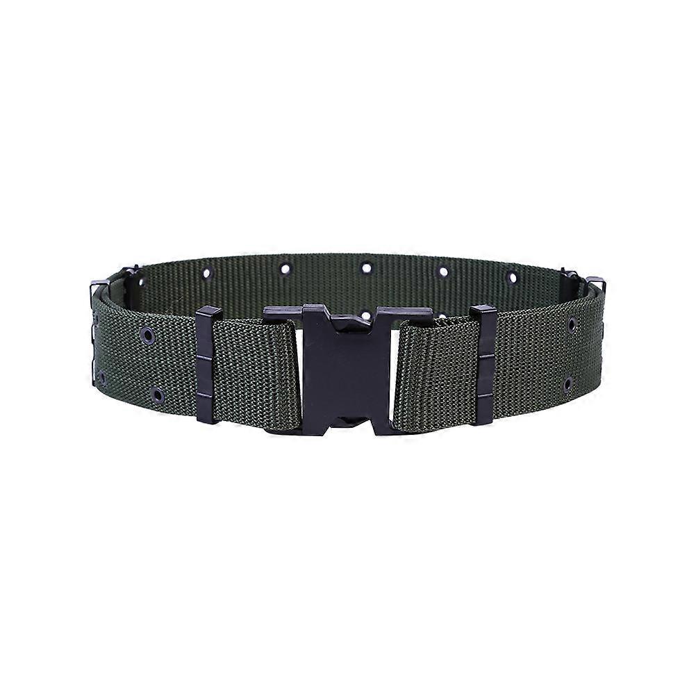 Canvas Belts For Men Daily Wearing Simple Style Load Bearing Green 135x4x1cm 1Pack