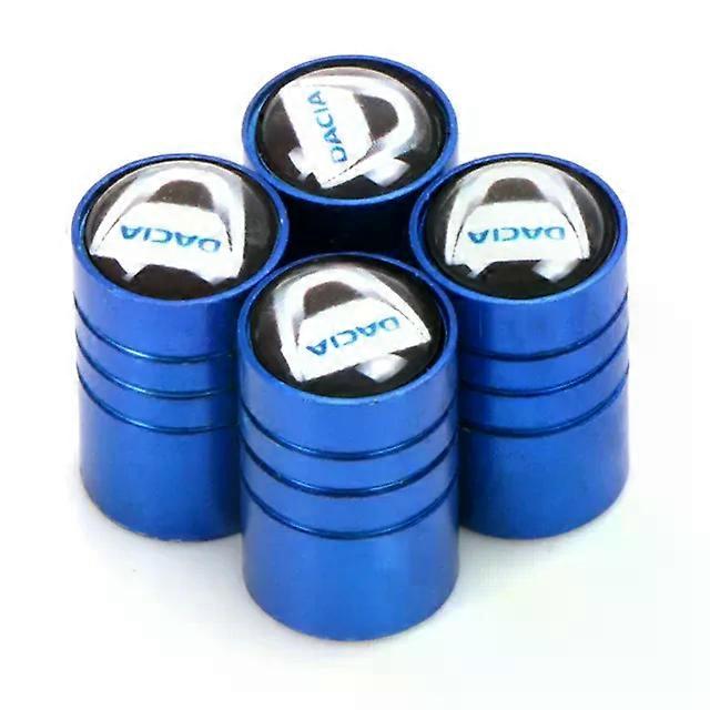 4pcs New Metal Wheel Tire Valve Caps Stem case Suitable for Dacia Duster Logan Sandero 2 Mcv Sandero Car styling shry