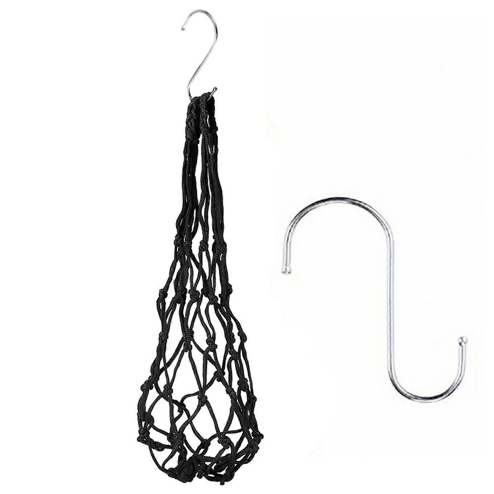 Veggie Feeder Huhn Obst Gabeln Gemüsehalter Geflügel Linie Tasche Fütterungsnetz Vogelfutter Nymphensittich Schwarz