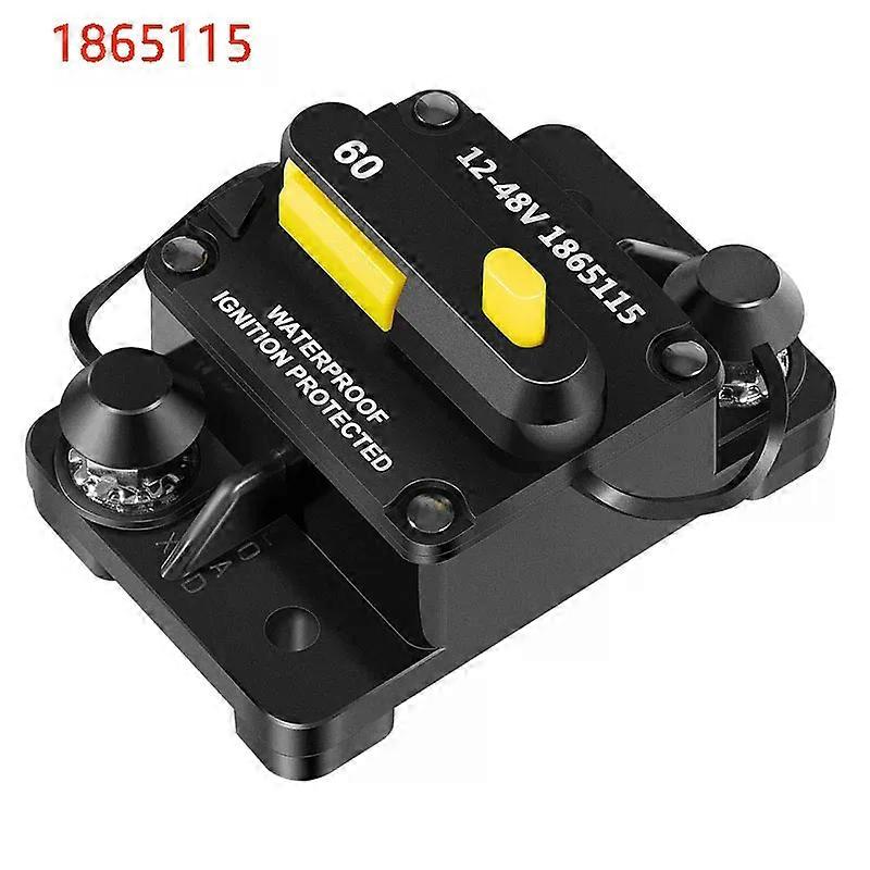 MKR-27 60 AMP jistič 1865115 - Ruční reset-vodotěsný chráněný proti zapalování - Vhodný pro Minn Kota Trolling Motors 12-48V