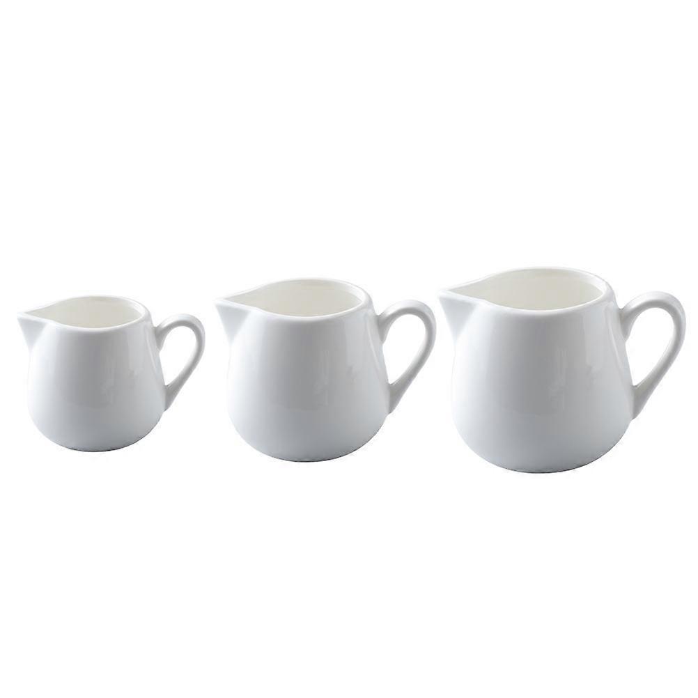 Coffee Pot Ceramic Storage Jugs Simple Western Restaurant 100ML 3Pcs