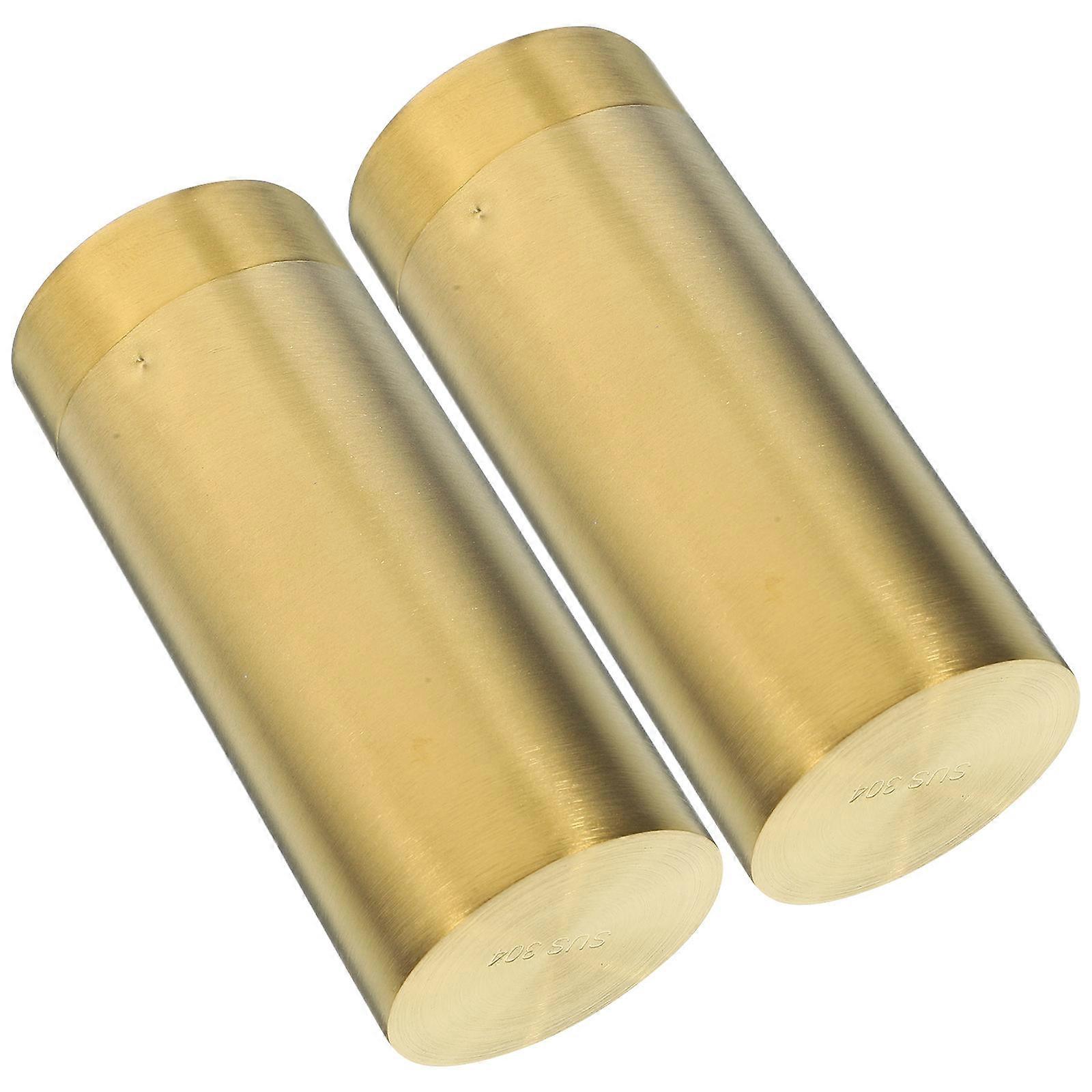 Kitchen Seasoning Jar Stainless Steel Condiment Bottles Home Kitchen Long-term Use 8.90X3.70X3.70CM 2Pcs