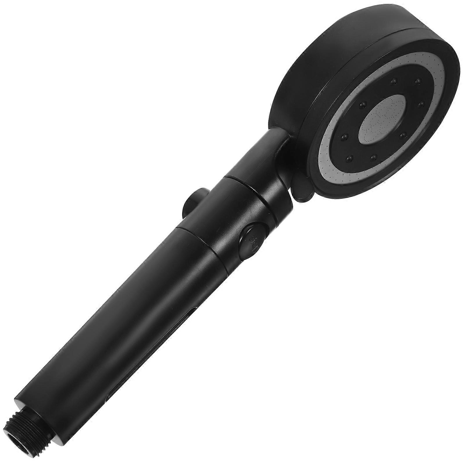 Handheld Shower Heads Comfortable Nozzle Pressurized For Hotel Use Round Shape Softening Technology 26.2X9X3CM 1Pcs
