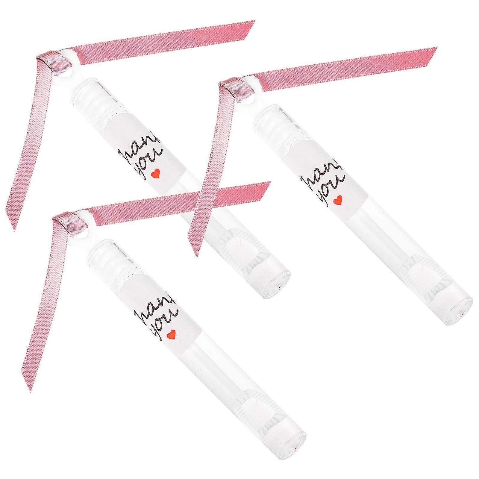 Bubble Wands Wedding Pink Heart Shape Plastic Mini Bubble Wands For Weddings And Anniversaries Decorative 3Pcs