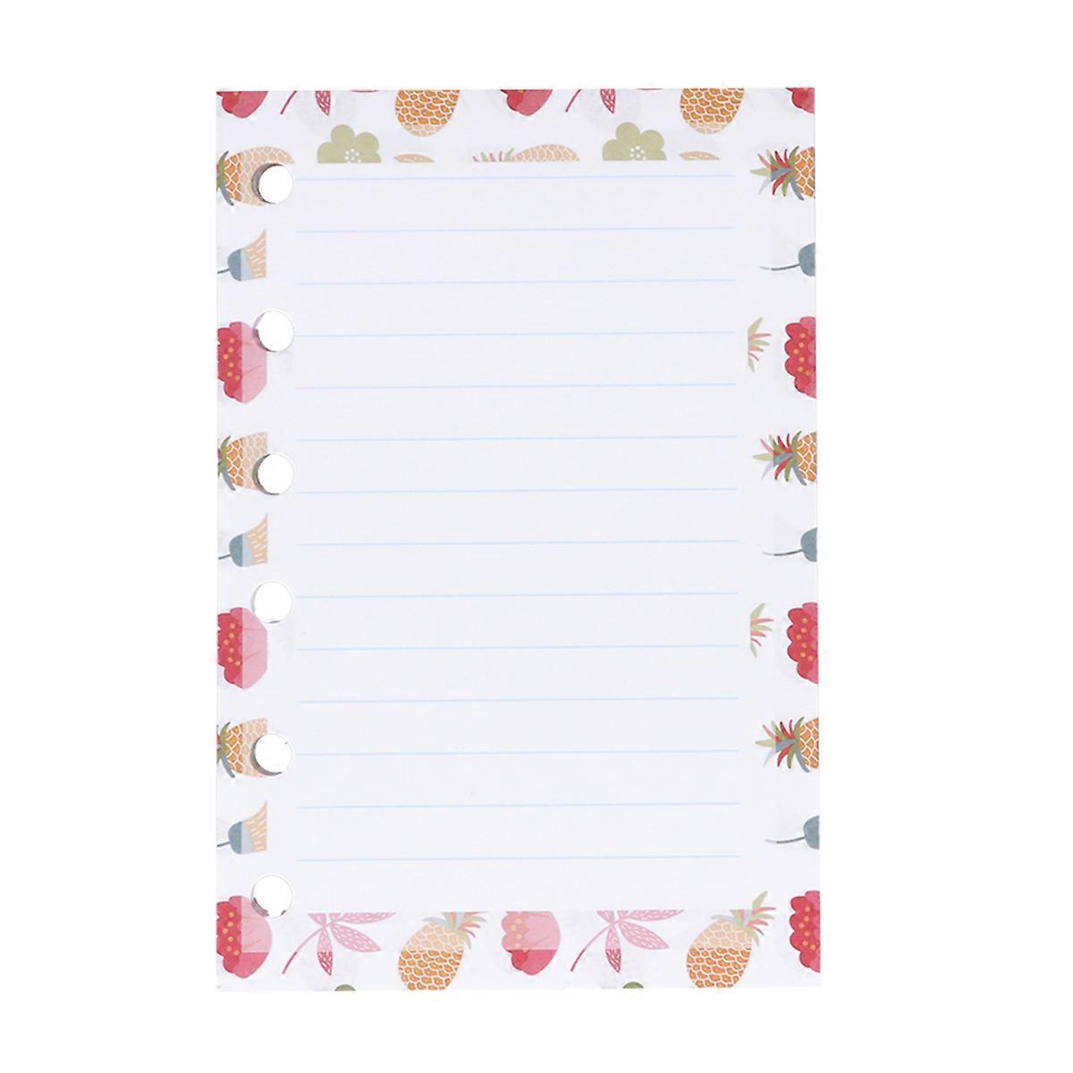 Cartoon Planner Paper Refills A7 Size for Notebook 40Sheets Pack