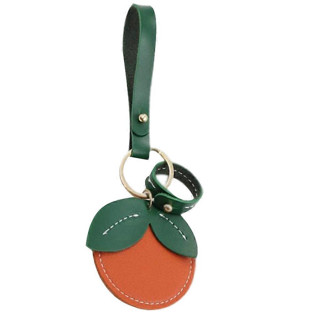 Fruit Model Keychain Practical Design Keyring Orange 19x6x1cm 1Pack