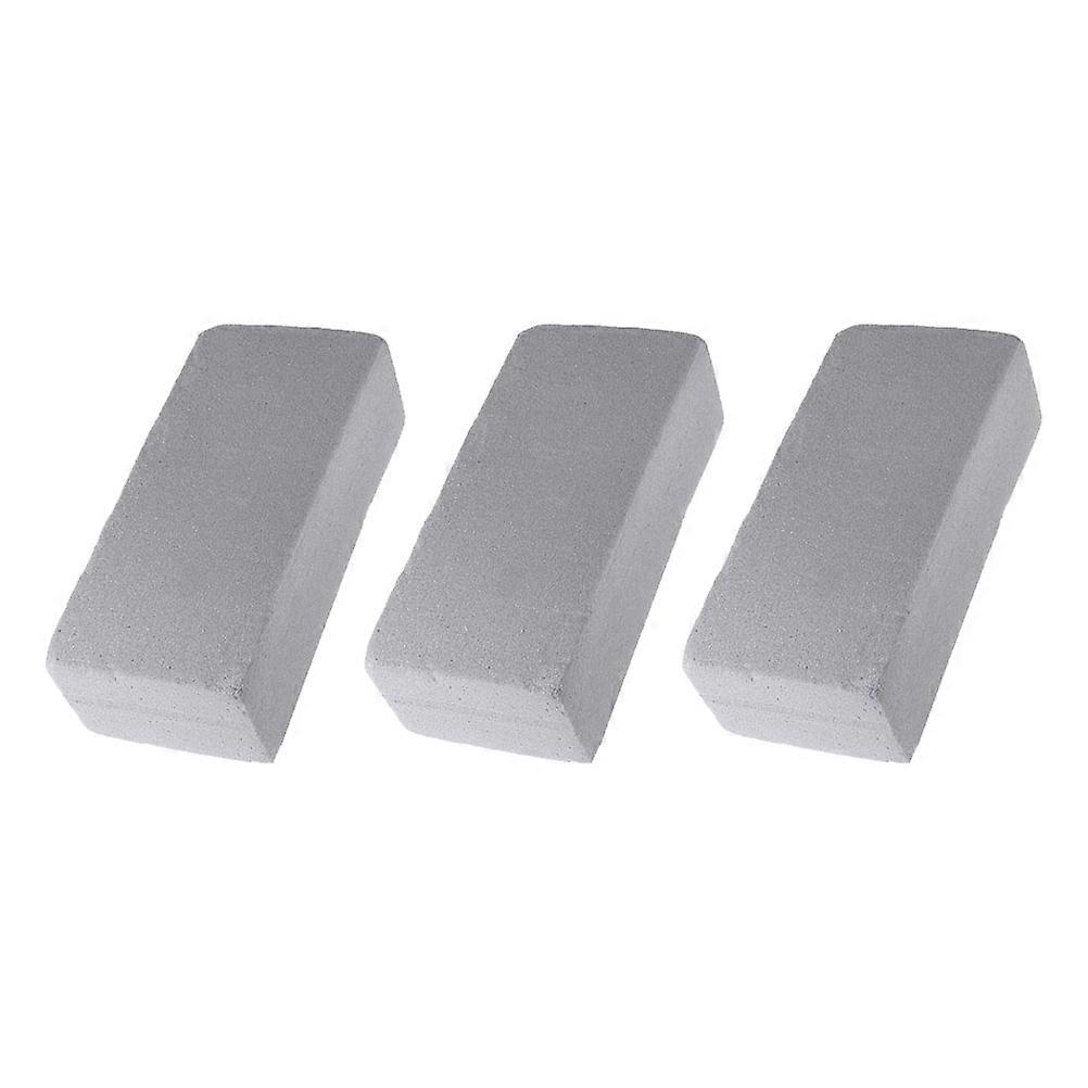 3PCS Artificial Floral Arrangement Blocks for DIY Flower Baskets, Home Vase Decoration, Flexible and Cuttable Grey Floral Bricks