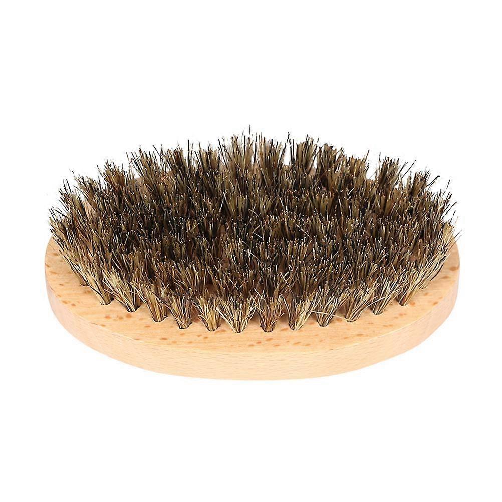 Natural Primary Color Shaving Brush for Men Beard Grooming 8.5x4.5x2.8cm Circulation 1Pack