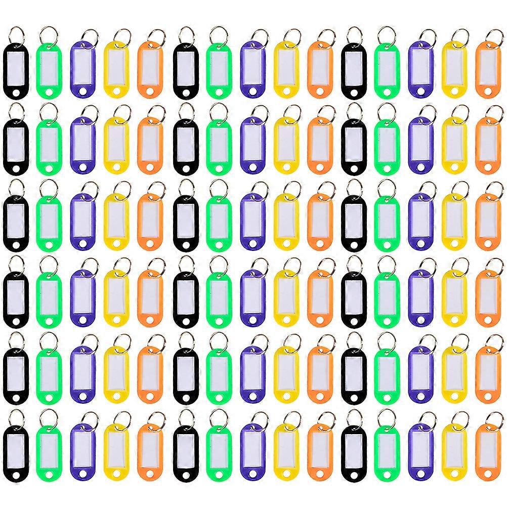 Key Tags Portable Key Labels Organizing Keys Travel Accessories 100Pcs