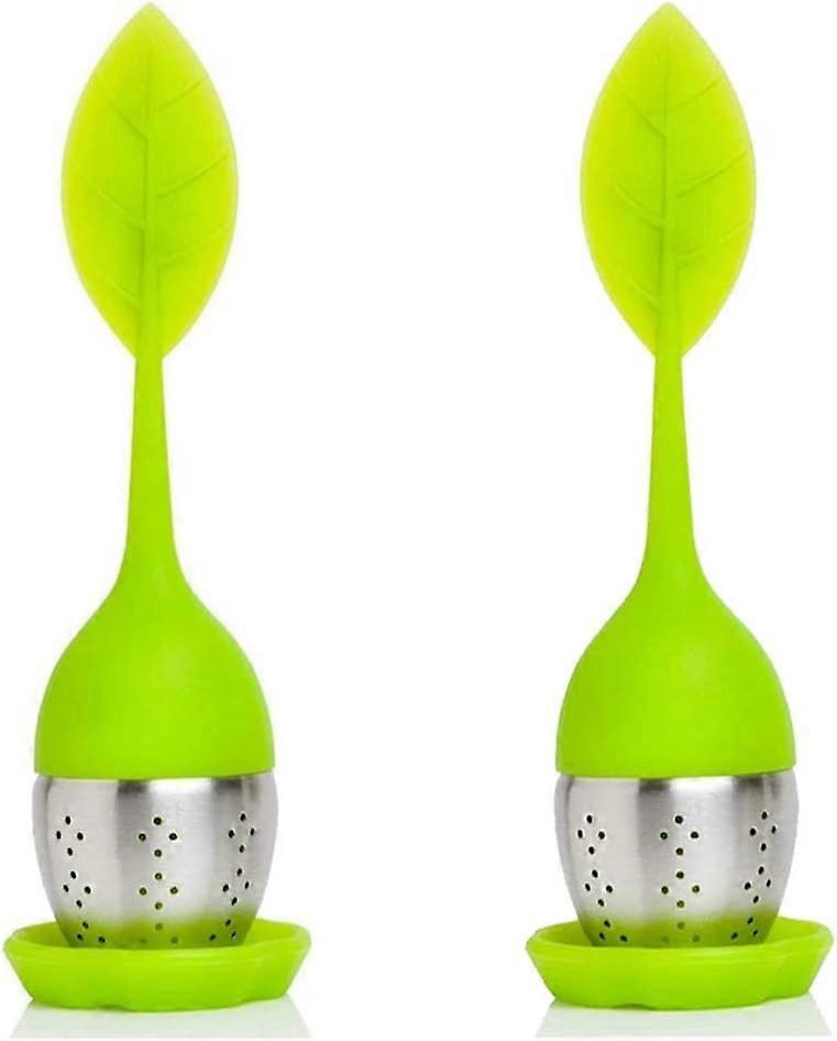 2-piece tea infuser with silicone handle