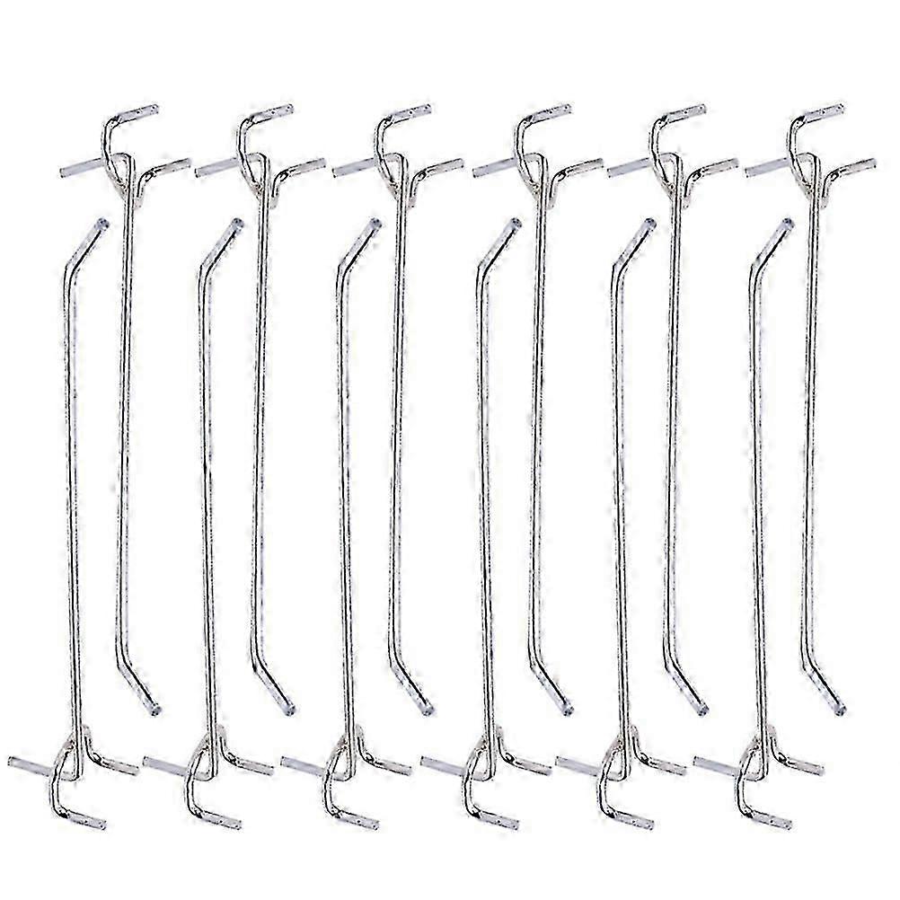 40Pcs Shelf Hook Supermarket Shelves Three Foot Hook Hole Board Hook Three Fork Triangular Hole Board Hook