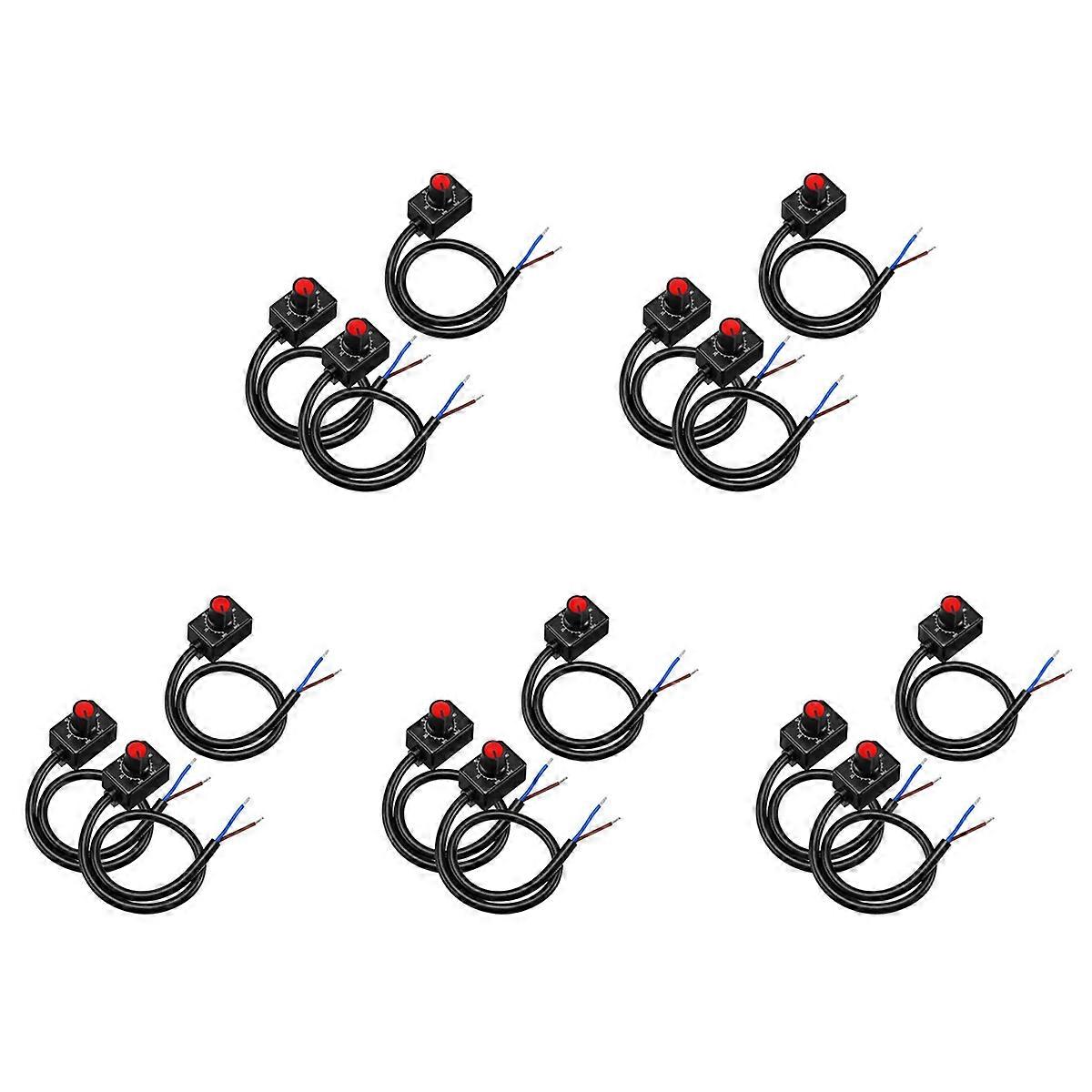 DC 0/1-10V Knob LED Dimmer, Low Voltage Passive Dimmer PWM Dimming for 0-10V or 1-10V Dimmable Elect