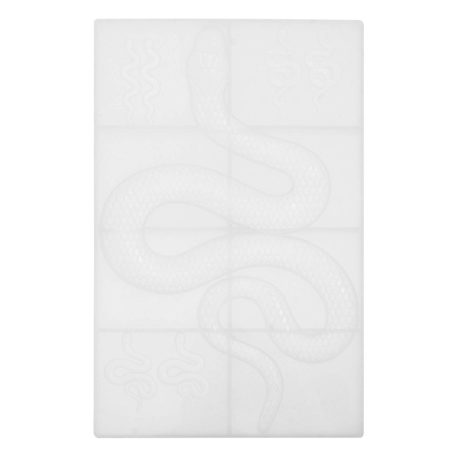 DIY Snake Mold Silicone Casting Home Decoration 30X18.5cm For Craft Projects 1Pc