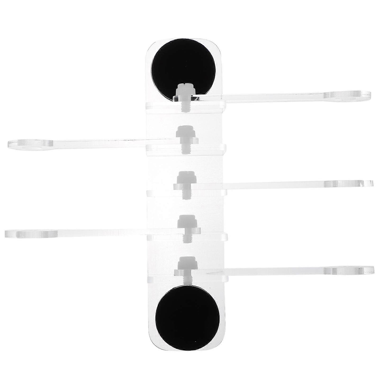 Fish Tank Accessories Coral Rack For Marine Life Enthusiasts Transparent Acrylic Prevent Injury 20.5X5X14CM 1Pack