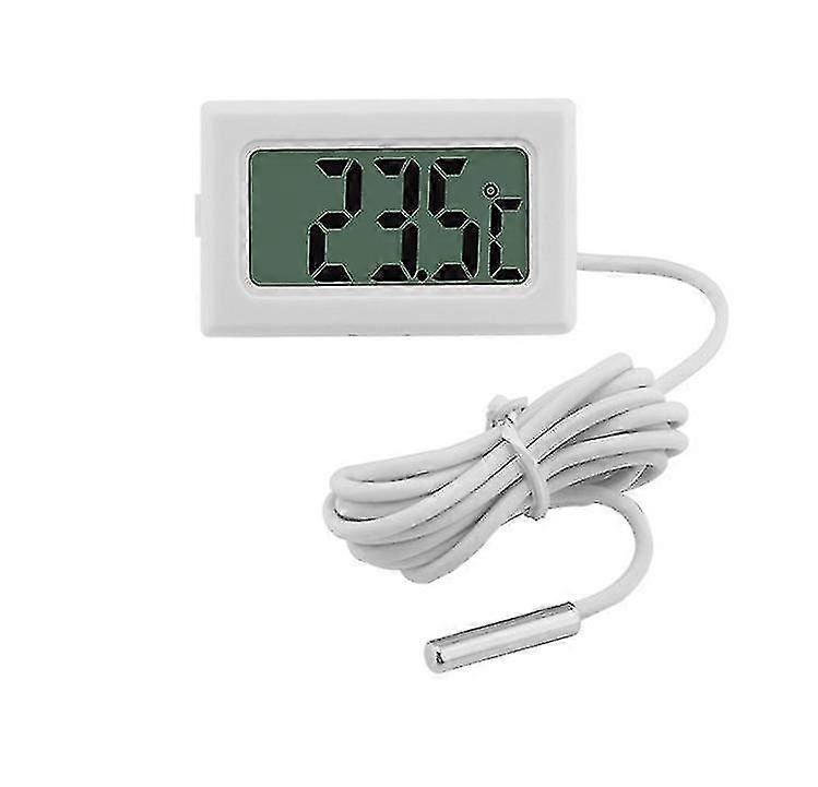 1-pack Aquarium Thermometer, Water Thermometer with Cord for Reptiles, Fish Tanks, and Refrigerators.