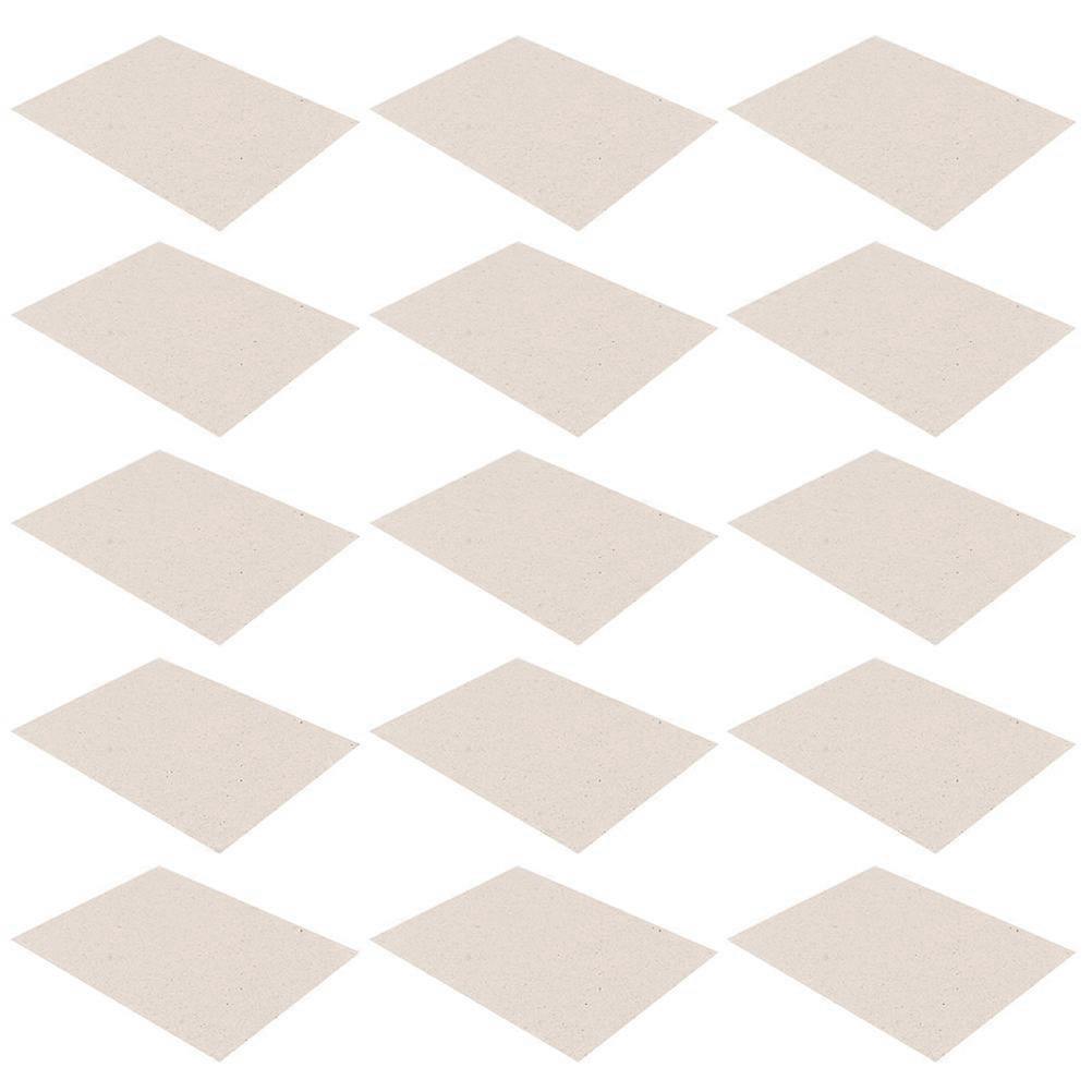 Mica Plate Sheet Waveguide Cover Mica Plates Sheets Microwave Oven Repairing Diy Users Heat Resistance Silver 15X12X0.04CM 20Pack