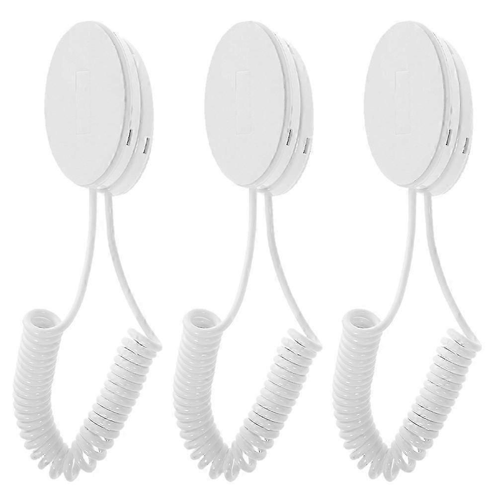 3 pcs Remote Control Retractable Cable with Adhesive Hook Remote Control Tether for Tablets