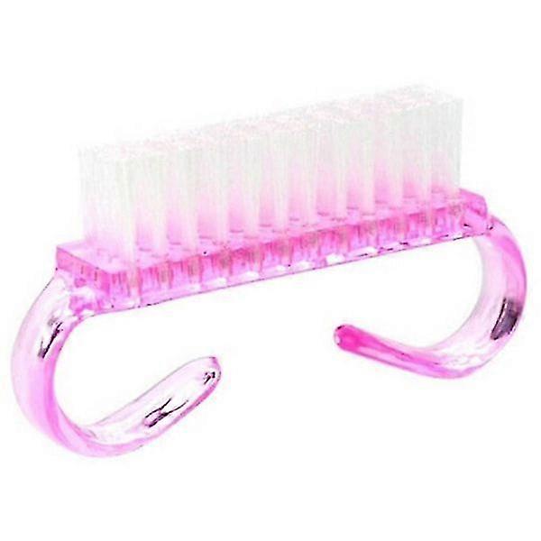 3 pcs Nail Brushes - Pink Brushes