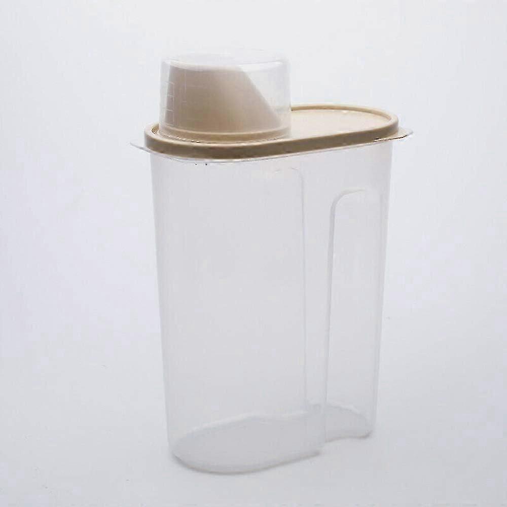 Kitchen Storage Box For Cereals Beige