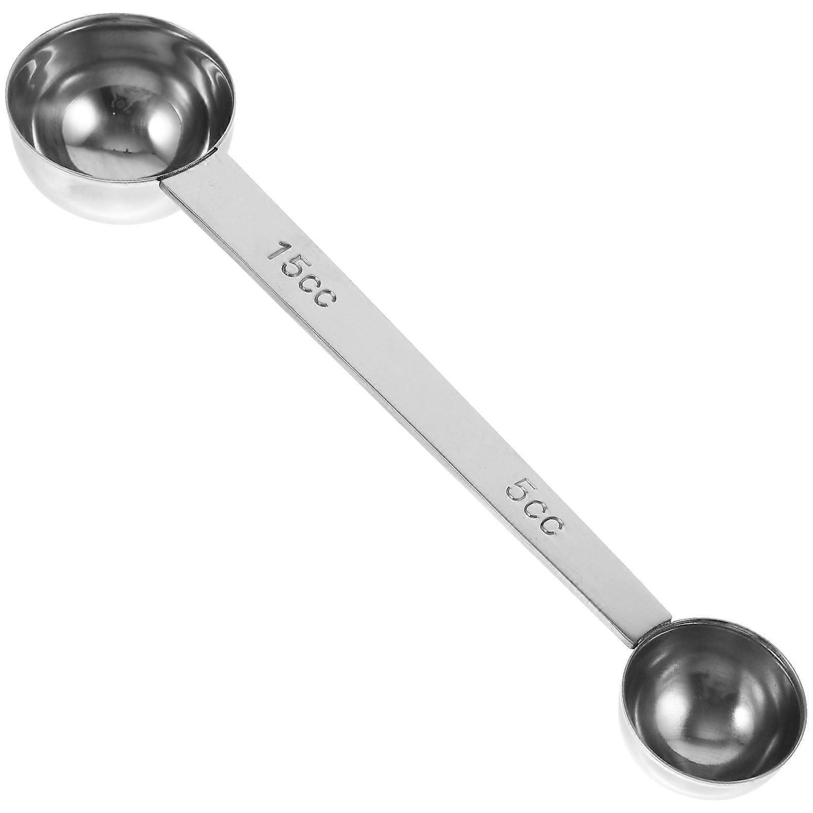 Portable Coffee Measuring Spoons Double-Headed Spoon Ergonomic Handle For Home Users 1Pack
