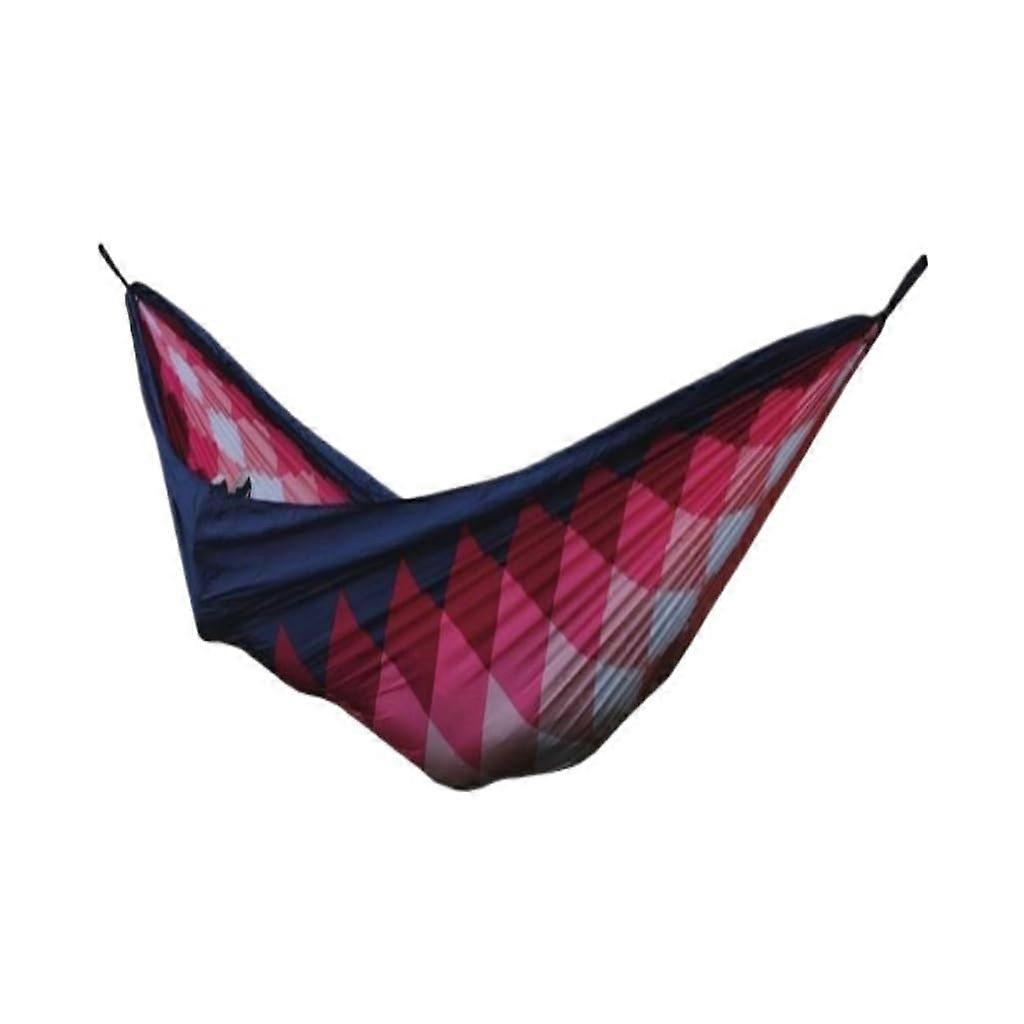 Ultralight, portable hammock for camping and leisure, single person, parachute hammock for outdoor activities (red) Red A